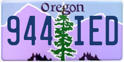 OR license plate 944IED