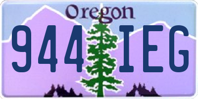 OR license plate 944IEG