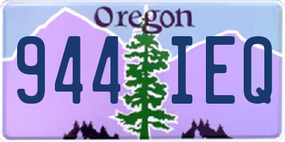 OR license plate 944IEQ