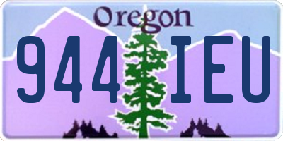 OR license plate 944IEU