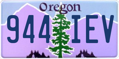 OR license plate 944IEV