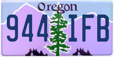 OR license plate 944IFB