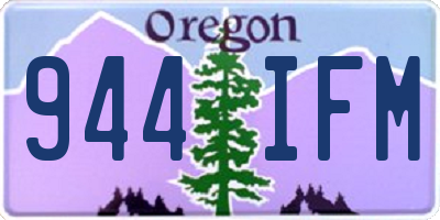 OR license plate 944IFM