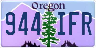 OR license plate 944IFR