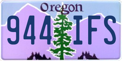 OR license plate 944IFS
