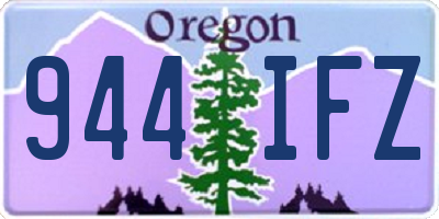 OR license plate 944IFZ