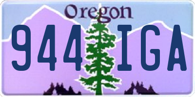 OR license plate 944IGA
