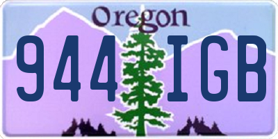 OR license plate 944IGB
