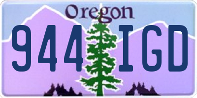 OR license plate 944IGD