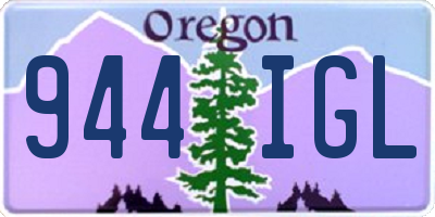 OR license plate 944IGL