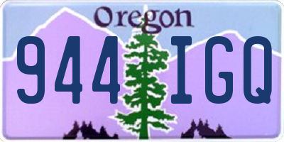OR license plate 944IGQ