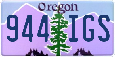 OR license plate 944IGS