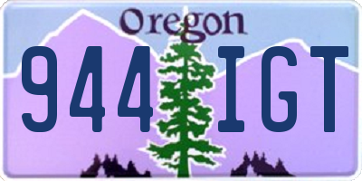 OR license plate 944IGT