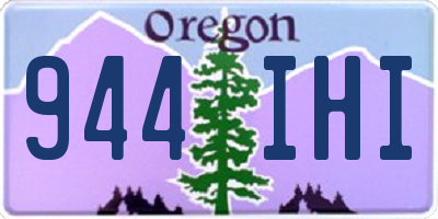 OR license plate 944IHI