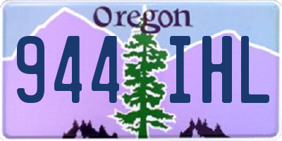 OR license plate 944IHL