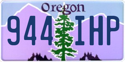 OR license plate 944IHP