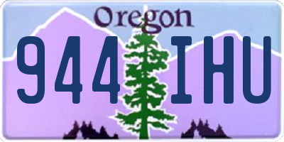 OR license plate 944IHU