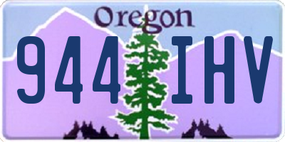 OR license plate 944IHV