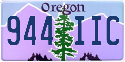 OR license plate 944IIC