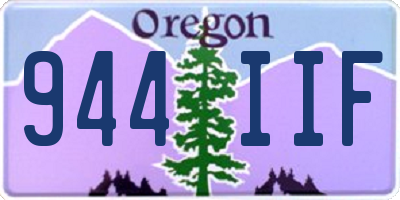 OR license plate 944IIF