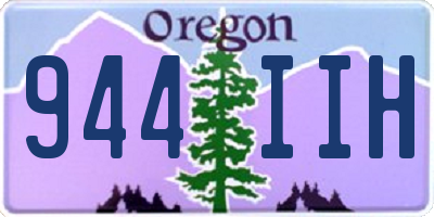 OR license plate 944IIH