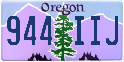 OR license plate 944IIJ