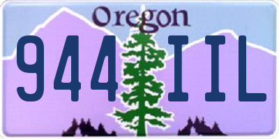 OR license plate 944IIL