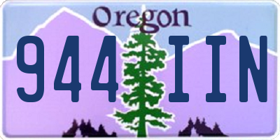 OR license plate 944IIN