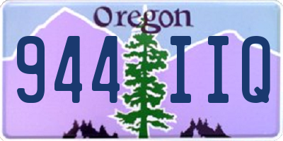 OR license plate 944IIQ