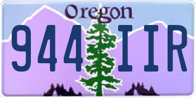OR license plate 944IIR