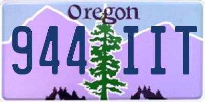 OR license plate 944IIT