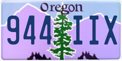 OR license plate 944IIX
