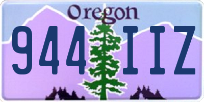 OR license plate 944IIZ