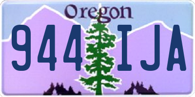 OR license plate 944IJA