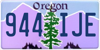 OR license plate 944IJE