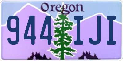 OR license plate 944IJI