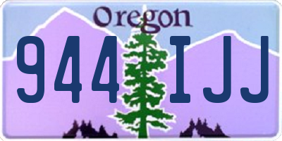 OR license plate 944IJJ