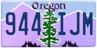 OR license plate 944IJM