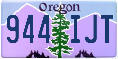 OR license plate 944IJT