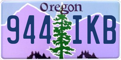 OR license plate 944IKB