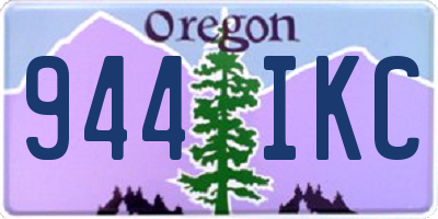 OR license plate 944IKC