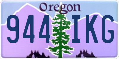 OR license plate 944IKG