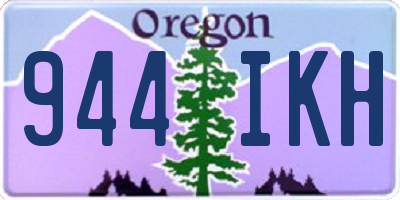 OR license plate 944IKH
