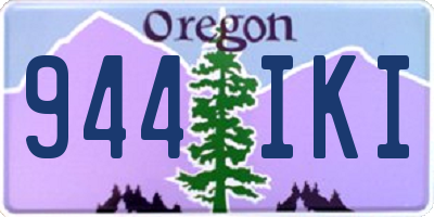 OR license plate 944IKI