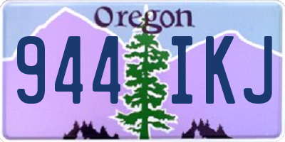 OR license plate 944IKJ