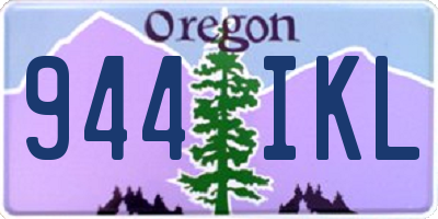 OR license plate 944IKL