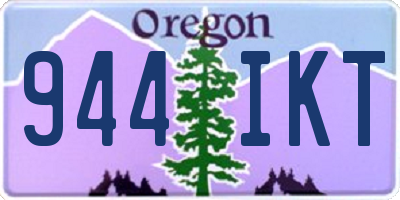 OR license plate 944IKT