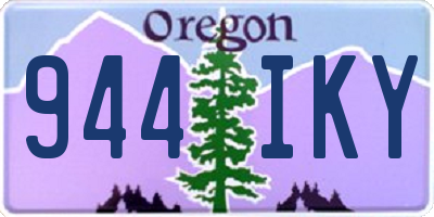 OR license plate 944IKY