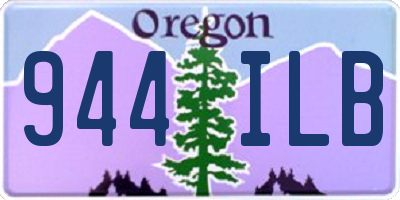 OR license plate 944ILB