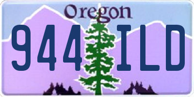 OR license plate 944ILD